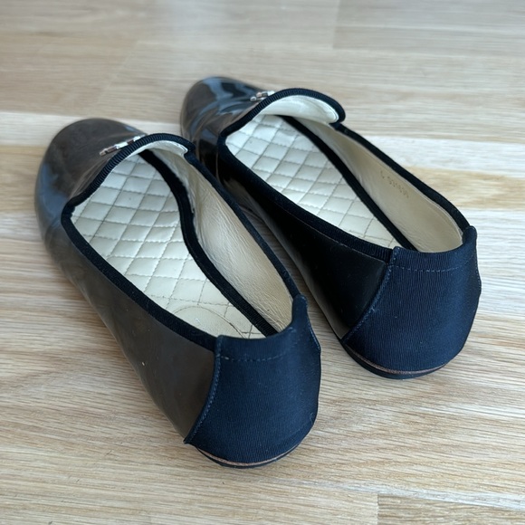 Chanel flats, metallic grey, size 38.5 - Picture 4 of 4